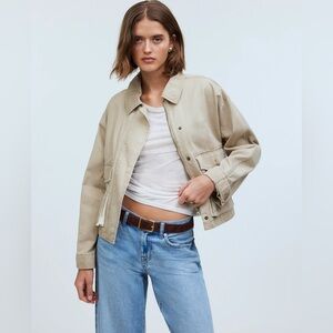 Madewell cropped Cargo Jacket
